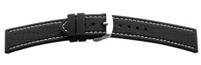 Falkenlund Deluxe Beco Watch Strap Croc-Look Silicone 22mm Stainless Buckle 625006 