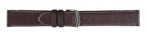 Falkenlund Deluxe Beco Watch Strap Eco Brown Calf Leather 22mm Stainless Steel Buckle 682622S 
