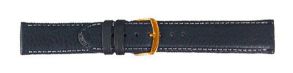 Falkenlund Deluxe Beco Watch Strap Calf Leather 14mm Blue Gold Plated Buckle 6296814G 