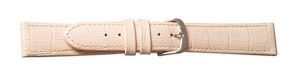 Falkenlund Deluxe Beco Watch Strap Louisiana Basic Beige Calf Leather 22mm Stainless Steel Buckle 6483322S 