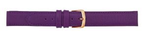 Falkenlund Deluxe Beco Watch Strap Polo Violet Calf Leather 18mm Gold Plated Buckle 6641518G 