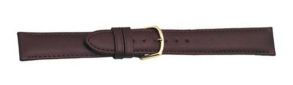 Falkenlund Deluxe Beco Watch Strap Polo Brown Calf Leather 14mm Gold Plated Buckle 664214G 