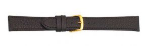 Falkenlund Deluxe Beco Watch Strap Imperator Calf Leather Brown 14mm Gold Plated Buckle 666214G 