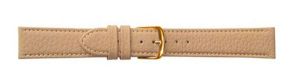 Falkenlund Deluxe Beco Watch Strap Imperator Beige Calf Leather 20mm Gold Plated Buckle 6661120G 