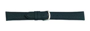 Falkenlund Deluxe Beco Watch Strap Imperator Black Calf Leather 18mm Stainless Steel Buckle 666118S 