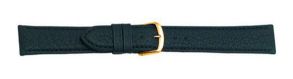 Falkenlund Deluxe Beco Watch Strap Imperator Black Calf Leather 20mm Gold Plated Buckle 666120G 