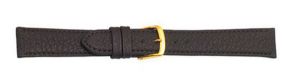 Falkenlund Deluxe Beco Watch Strap Imperator Brown Calf Leather 22mm Gold Plated Buckle 666222G 