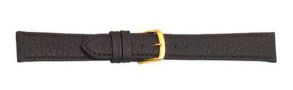 Falkenlund Deluxe Beco Watch Strap Imperator Brown Calf Leather 18mm Gold Plated Buckle 666218G 