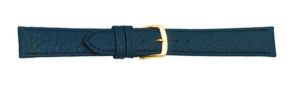 Falkenlund Deluxe Beco Watch Strap Imperator Calf Leather Blue 14mm Gold Plated Buckle 666314G 