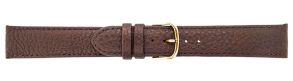 Falkenlund Deluxe Beco Watch Strap Imperator Brown Calf Leather 18mm Gold Plated Buckle 667218G 