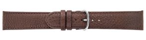 Falkenlund Deluxe Beco Watch Strap Imperator XL Brown Calf Leather 20mm Stainless Steel Buckle 667220S 