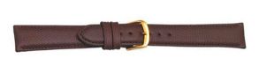 Falkenlund Deluxe Beco Watch Strap Hermes Calf Leather Brown 14mm Gold Plated Buckle 668214G 