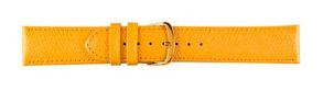 Falkenlund Deluxe Beco Watch Strap Hermes Calf Leather Yellow 14mm Gold Plated Buckle 668614G 