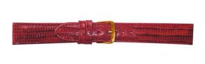 Falkenlund Deluxe Beco Watch Strap Teju Reddish Brown Calf Leather 22mm Gold Plated Buckle 6701822G 