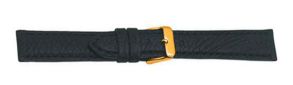 Falkenlund Deluxe Beco 18mm Watch Strap Camel Sport Black Gold Buckle 680118G 