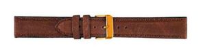 Falkenlund Deluxe Beco 22mm Watch Strap Camel Sport Cognac Gold Buckle 680922G 