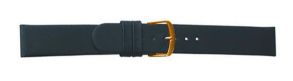 Falkenlund Deluxe Beco Watch Strap Calf Leather 14mm Black Gold Plated Buckle 685114G 