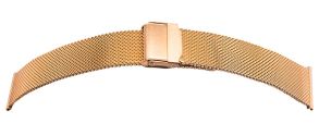 Falkenlund Deluxe Beco Watch Strap Milanaise Gold Plated 18mm 697141 