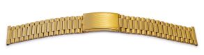 Falkenlund Deluxe Beco Watch Strap Stainless Steel PVC Gold 18mm 697176 