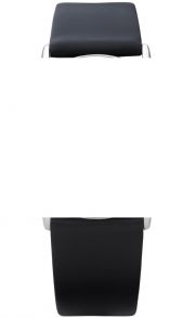 Leather Black Strap for Skagen Classic 858XLSLB 589804 