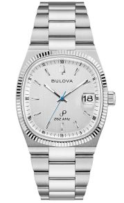 Retroinspirert herreur fra Bulova med sølvhvit urskive og høy presisjons kvartsverk - Super Seville Collection | 96B444