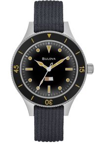 Historisk inspirert dykkerklokke fra Bulova med automatverk og marineindikator - Archive Series MIL-SHIPS | 98A266