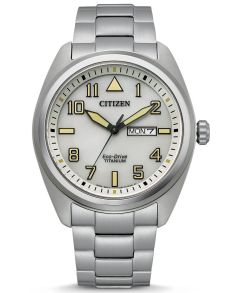 Citizen Eco-drive titanium herreur med dag/dato | Super lett titanium ur med 180 dagers gangreserve | BM8560-88X