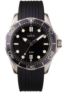 Inex Mens 100m Sport Black 43mm