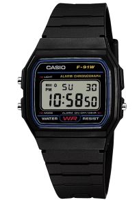 Casio F-91W digital klokke med klassisk 1989-design og syv års batterilevetid | F-91W