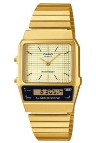 Gullfarget digital-analog Casio vintage klokke | AQ-800EG-9AEF 