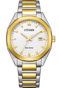 Citizen Eco-Drive unisex klokke i tofarget stål med E111 urverk | BM7624-82A