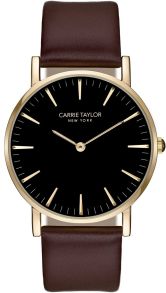 Carrie Taylor Lexington Gold/Black Brown Leather CA3833-GOBLBR
