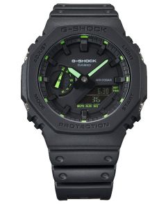 Ultra-slank G-Shock med karbonramme og digitalt display, 200M vannbestandighet | GA-2100-1A3ER