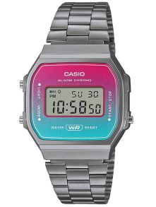 Blå gradient digital retro Casio-klokke med LED-bakgrunnsbelysning | A168WERB-2AEF