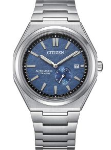 Citizen Super Titanium automatisk herreur | Blå urskive med liten sekundviser | NJ0180-80L