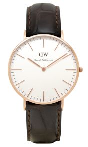 Daniel Wellington Classic York Dameklokke, Rosé gull, 36mm