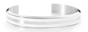 Daniel Wellington Classic Satin White Silver Bracelet DW00400006 - Medium 