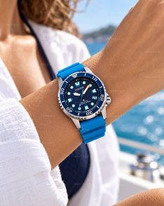 Citizen Promaster dykkerklokke for dame med blå urskive og solenergi i 36mm 