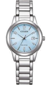 Citizen Eco-Drive dameklokke med lyseblå urskive | FE1241-71L