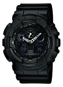 Stealth black G-Shock Speed Timer i minimalistisk design | GA-100-1A1ER
