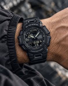 Svart Casio G-Shock klokke med skritteller og Bluetooth i 49mm