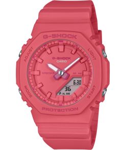 Pink G-SHOCK med slank åttekantet design og bio-basert harpiks | GMA-P2100-4AER