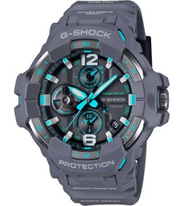 Karbon G-SHOCK GRAVITYMASTER med pilotens solklokke og flylogg | GR-B300-8A2ER