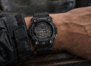 XL Casio G-Shock solar klokke med tidevannsgraf og solid design | 50mm