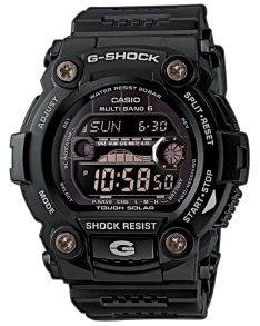 Marine G-Shock solar klokke med tidevannsgraf og solid design | GW-7900B-1ER