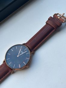 Daniel Wellington Classic Black Durham Rose Gold 36mm DW00100138 Outlet (Returned/Pre-owned)