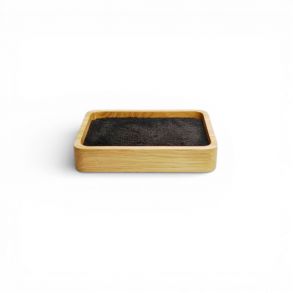 Morelund Small Valet in Natural Wood/Black Leather MO4200 