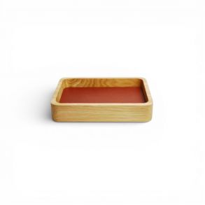 Morelund Small Valet in Natural Wood/Cognac Leather MO4201 