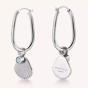 Rosefield Pendant Hoops Swarovski Crystal 