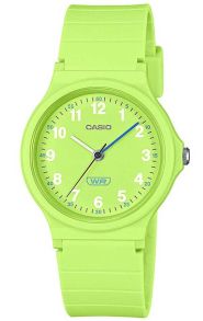 Casio grønn bio-basert analog klokke med arabiske tall | LQ-24B-3BEF